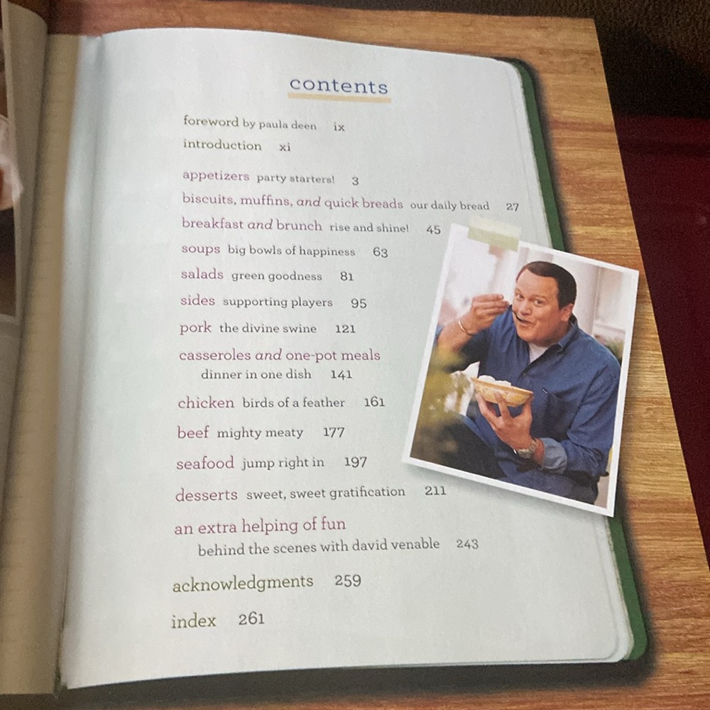 Hardback Cookbook by David Venable - Picture 2 of 3